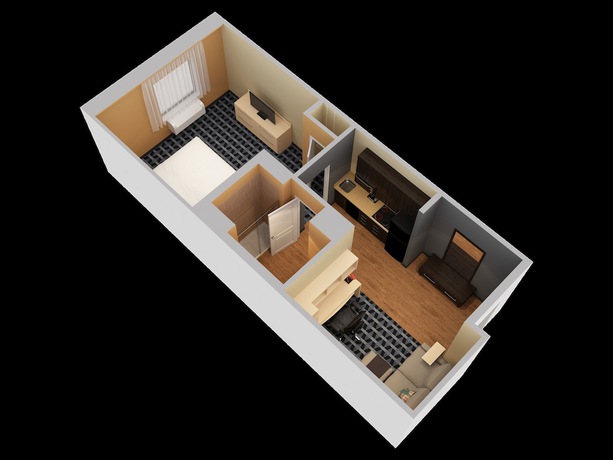 Imagen de la habitación del Hotel Towneplace Suites By Marriott London. Foto 16