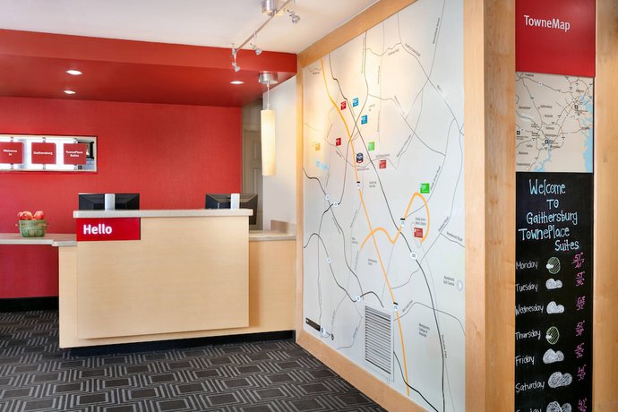 Imagen de los interiores del Hotel Towneplace Suites Gaithersburg By Marriott. Foto 17