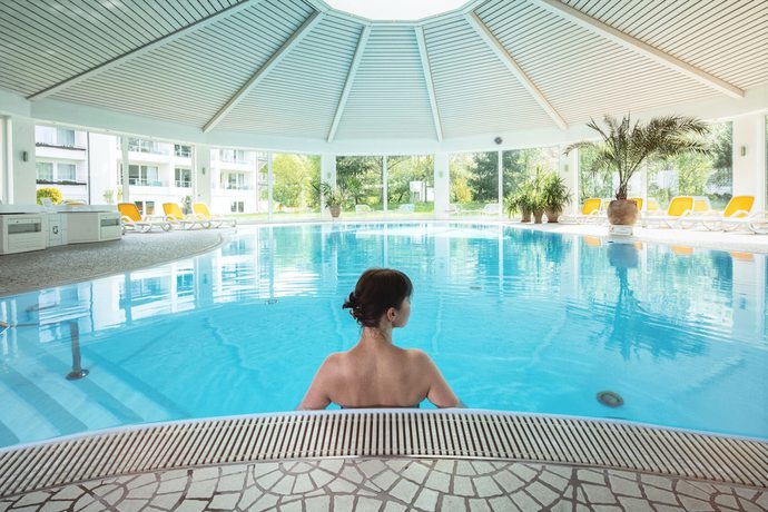 Imagen de la piscina del Hotel Traube Revital. Foto 18
