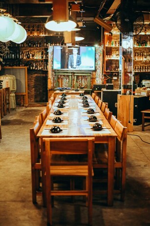 Imagen del bar/restaurante del Hotel Travelbox Dorm Sweet Dorm - Hostel. Foto 10