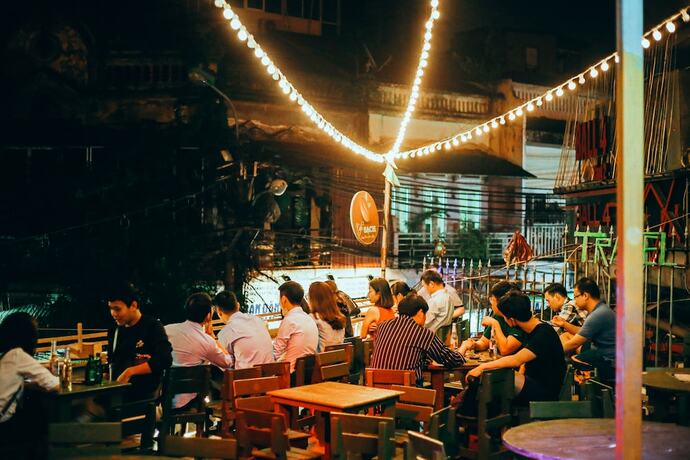 Imagen del bar/restaurante del Hotel Travelbox Dorm Sweet Dorm - Hostel. Foto 14
