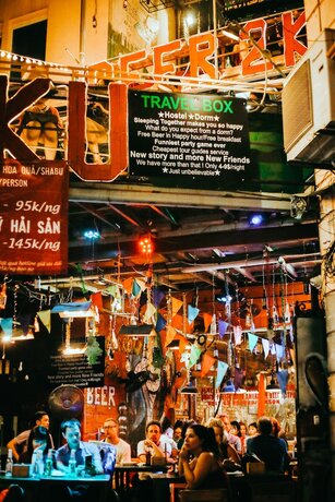 Imagen del bar/restaurante del Hotel Travelbox Dorm Sweet Dorm - Hostel. Foto 18
