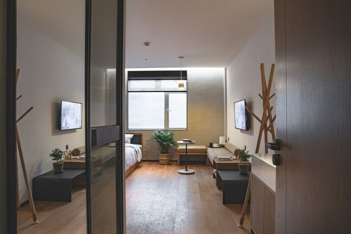 Imagen de la habitación del Hotel Travellingwith X Jnbyhome Hangzhou. Foto 9