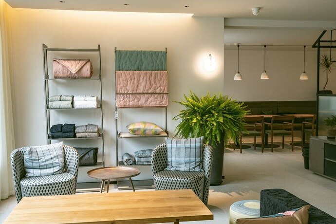 Imagen de los interiores del Hotel Travellingwith X Jnbyhome Hangzhou. Foto 13