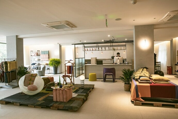 Imagen de los interiores del Hotel Travellingwith X Jnbyhome Hangzhou. Foto 18