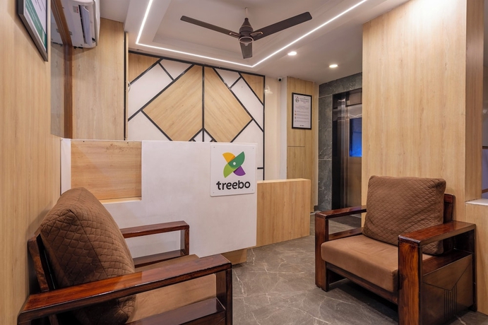 Imagen de los interiores del Hotel Treebo Trend Address Inn Mehdipatnam. Foto 13