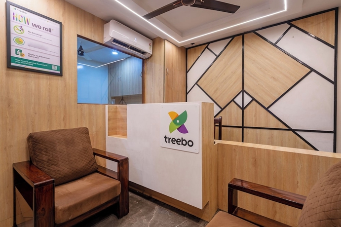 Imagen de los interiores del Hotel Treebo Trend Address Inn Mehdipatnam. Foto 14