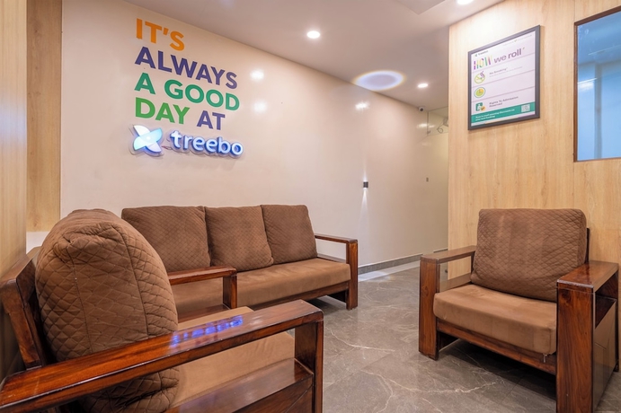 Imagen de los interiores del Hotel Treebo Trend Address Inn Mehdipatnam. Foto 15