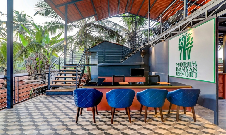 Imagen de los interiores del Hotel Treebo Trend Morjim Banyan Resort. Foto 16