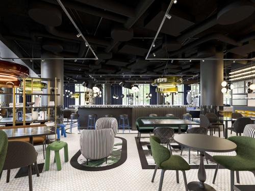 Imagen del bar/restaurante del Hotel Tribe Budapest Stadium. Foto 9