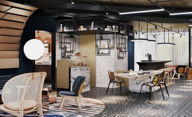 Imagen del bar/restaurante del Hotel Tribe Paris Batignolles. Foto 2