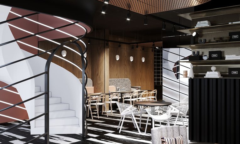 Imagen del bar/restaurante del Hotel Tribe Paris La Defense Esplanade. Foto 4