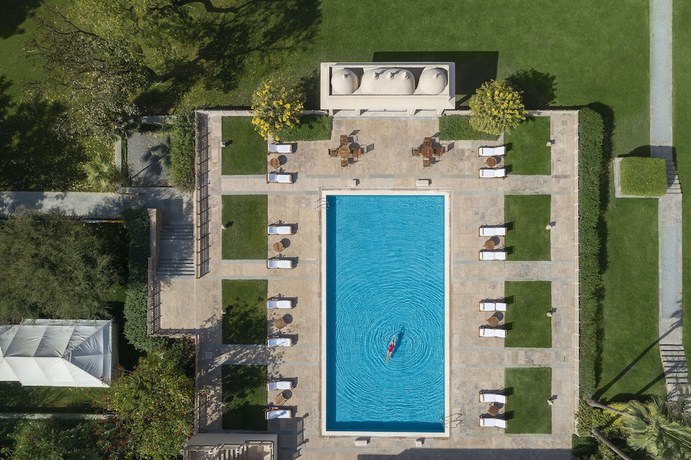 Imagen de la piscina del Hotel Trident, Udaipur. Foto 20