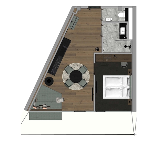 Imagen de la habitación del Hotel Trifor&ecirc;t Alpin.resort. Foto 4