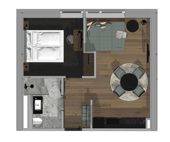 Imagen de la habitación del Hotel Trifor&ecirc;t Alpin.resort. Foto 7