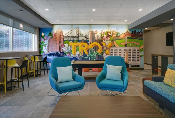 Imagen de los interiores del Hotel Tru by Hilton Troy Detroit. Foto 15