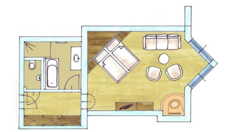 Imagen de la habitación del Hotel Tuxertal. Foto 4