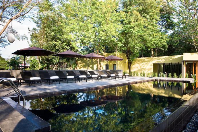 Imagen de la piscina del Hotel U Inchantree Kanchanaburi. Foto 10