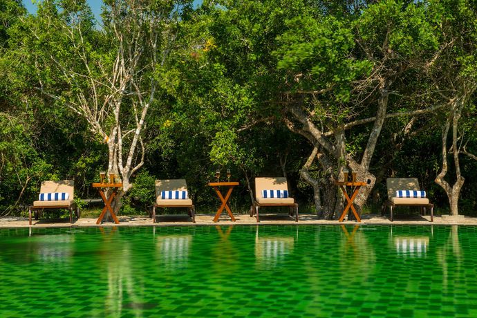 Imagen de la piscina del Hotel Uga Chena Huts. Foto 20