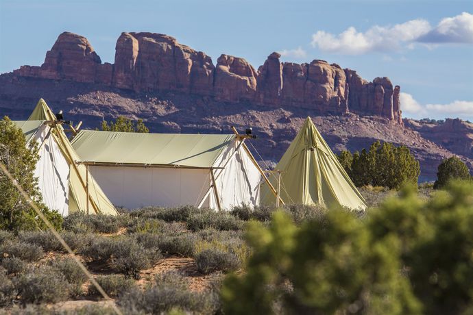 Imagen de los exteriores del Hotel Under Canvas Moab. Foto 13