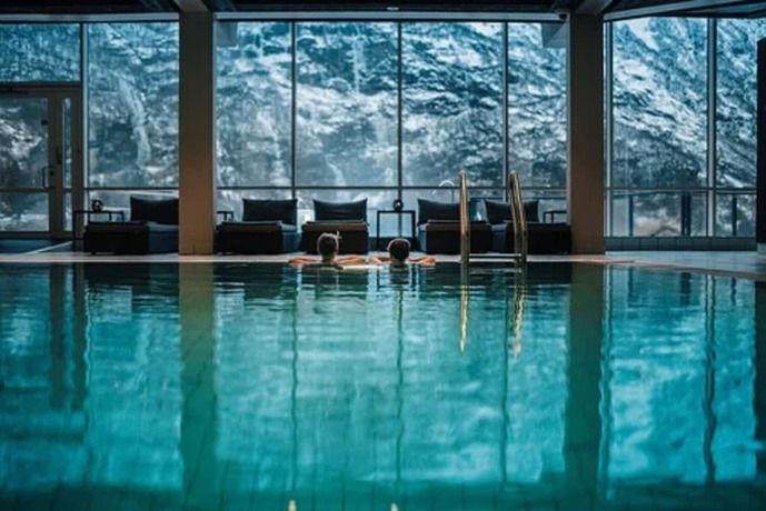 Imagen de la piscina del Hotel Union Geiranger. Foto 17