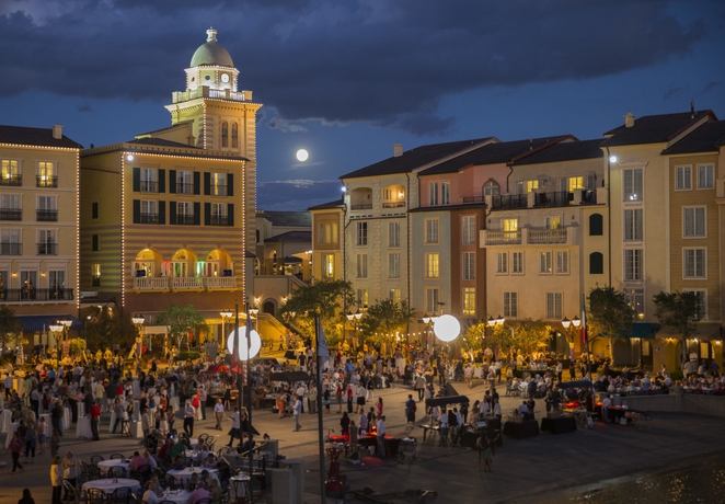 Imagen de los exteriores del Hotel Universal's Loews Portofino Bay. Foto 14