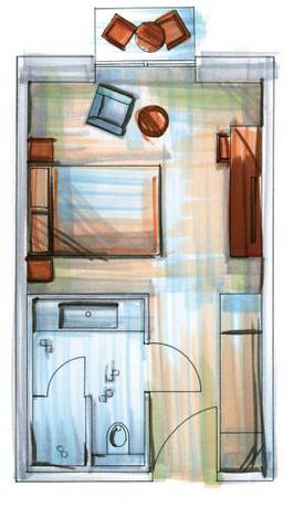 Imagen de la habitación del Hotel Upstalsboomresidenz & SPA K&uuml;hlungsborn. Foto 2