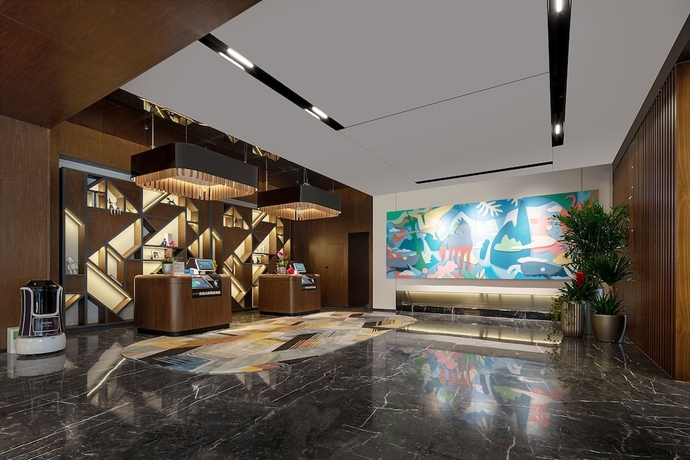 Imagen de los interiores del Hotel UrCove By HYATT Xi\'an Gaoxin. Foto 16