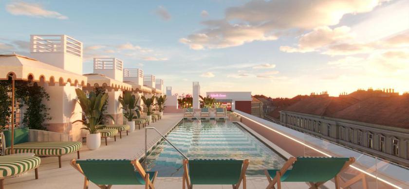 Imagen de la piscina del Hotel Urban Hive Madrid. Foto 5