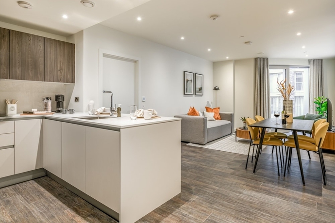 Imagen de la habitación del Hotel Urban Rest Battersea Apartments. Foto 6
