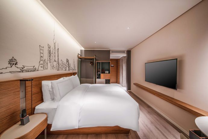 Imagen de la habitación del Hotel Urcove By Hyatt Shanghai Wujiaochang. Foto 10