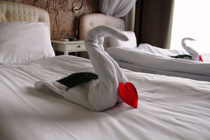 Imagen de la habitación del Hotel Urkmez. Foto 11