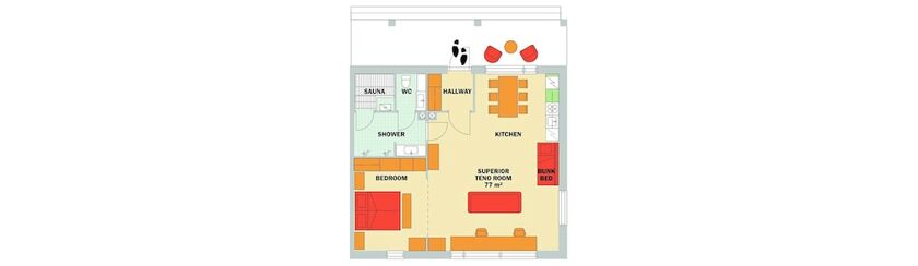 Imagen de la habitación del Hotel Utsjoki Arctic Resort. Foto 12