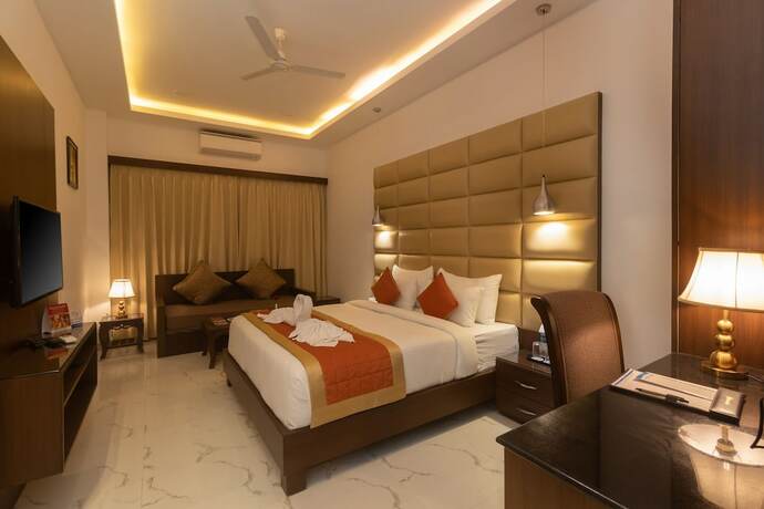 Imagen de la habitación del Hotel V One Pride, Dehradun. Foto 18