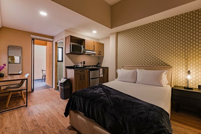 Imagen de la habitación del Hotel VH suites and lofts VIEWS Roma Norte. Foto 18