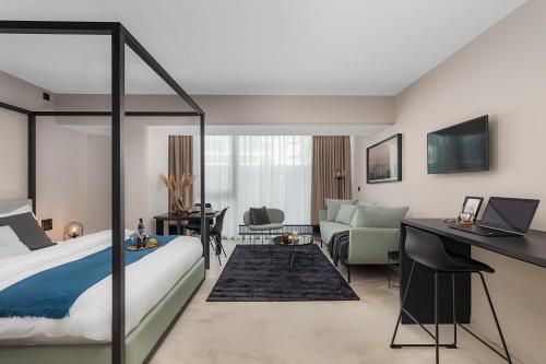 Imagen de la habitación del Hotel VISIONAPARTMENTS Basel Nauenstrasse. Foto 10