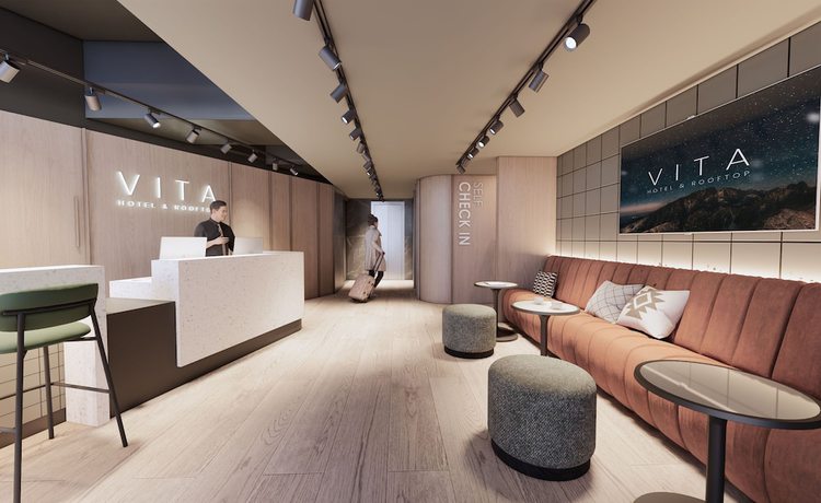 Imagen de los interiores del Hotel VITA Hotel & Rooftop. Foto 19