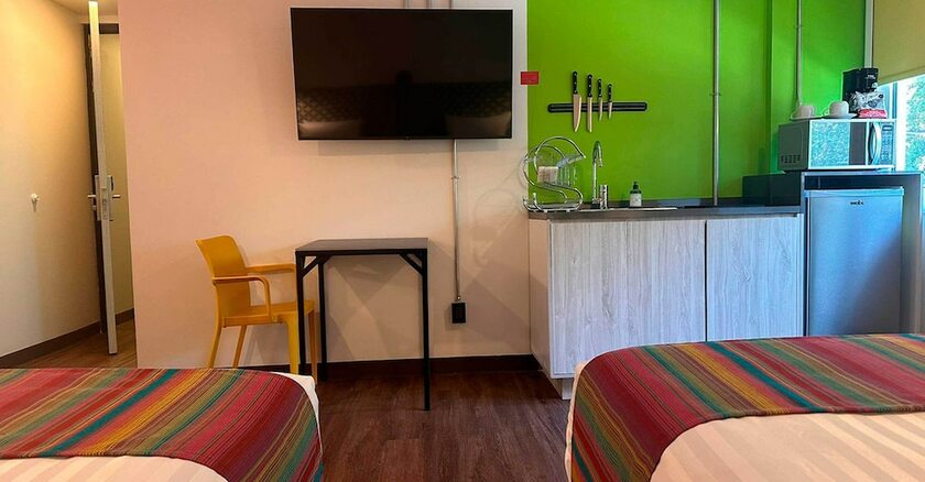 Imagen de la habitación del Hotel VIVE MX Cuauht&eacute;moc. Foto 17