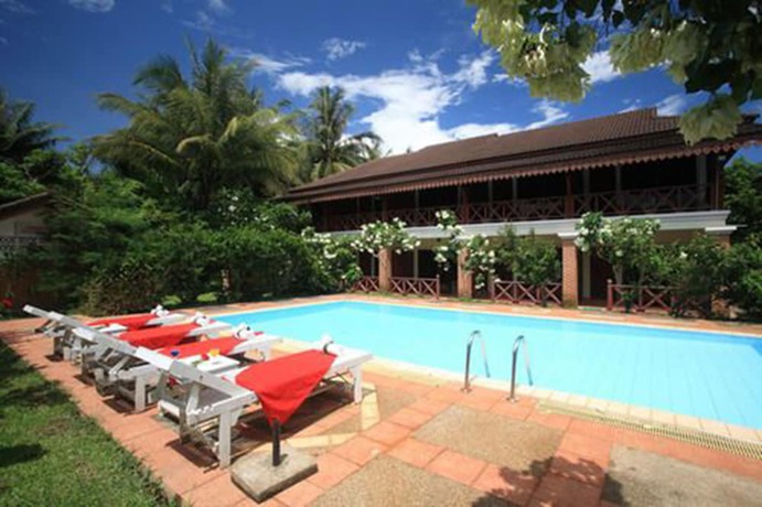 Imagen de la piscina del Hotel Vansana NamNgum. Foto 20