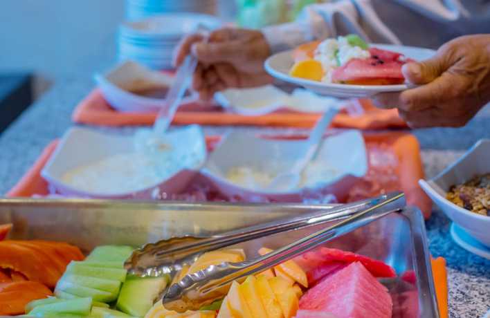 Imagen del bar/restaurante del Hotel Vao. Foto 2