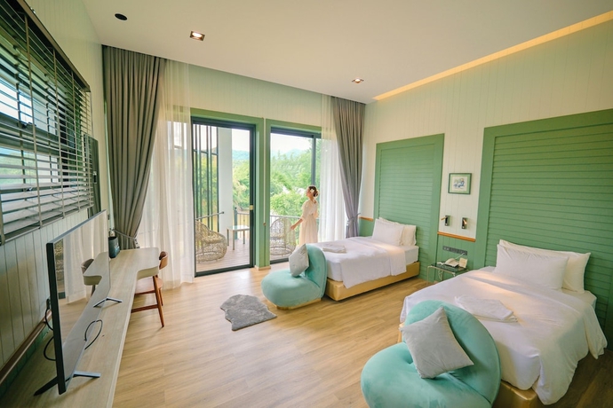 Imagen de la habitación del Hotel VeeVaree Riverkwai Resort. Foto 5