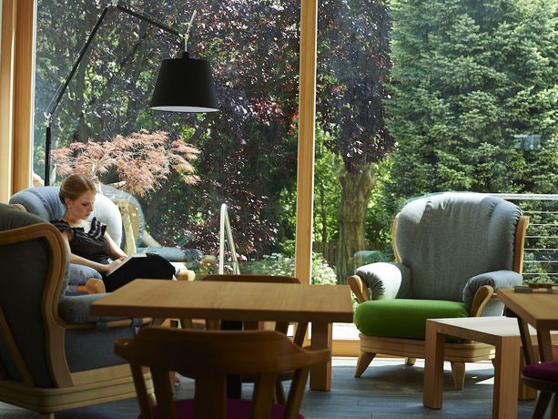 Imagen del bar/restaurante del Hotel Vegan LA VIMEA. Foto 3