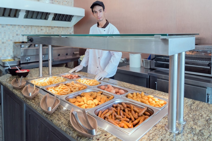 Imagen del bar/restaurante del Hotel Viand. Foto 5