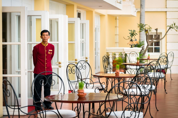 Imagen de la piscina del Hotel Victoria Chau Doc. Foto 15