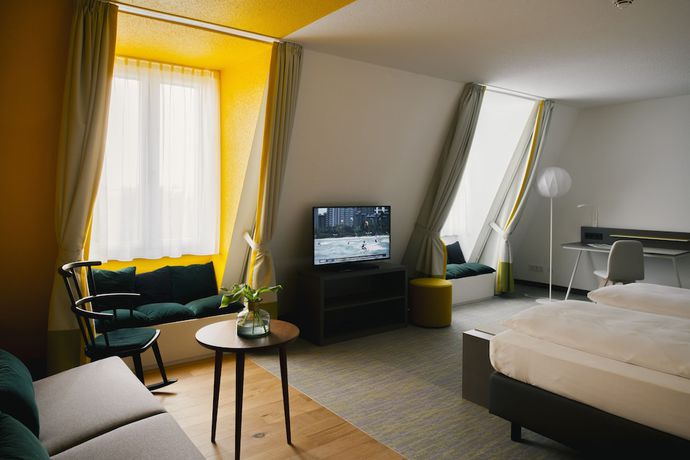 Imagen de la habitación del Hotel Vienna House Easy By Wyndham Leipzig. Foto 12