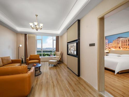 Imagen de la habitación del Hotel Vienna International Lanzhou SASSEUR Outlets & Yellow Riverside. Foto 19