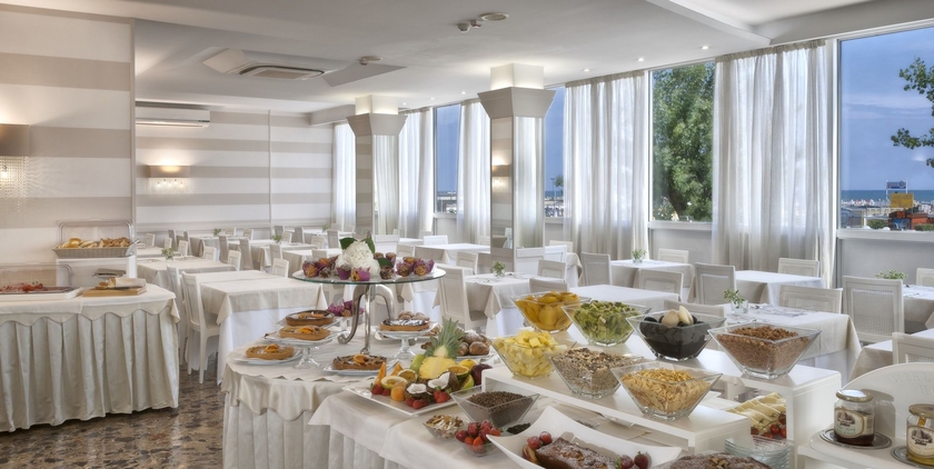 Imagen del bar/restaurante del Hotel Villa Bianca, Rimini. Foto 2