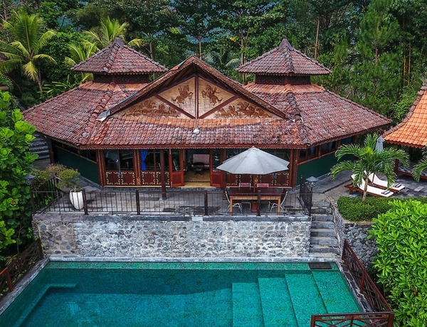 Imagen de la habitación del Hotel Villa Borobudur Resort. Foto 13