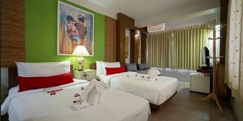 Imagen de la habitación del Hotel Villa Cha Cha Banglumphu. Foto 10