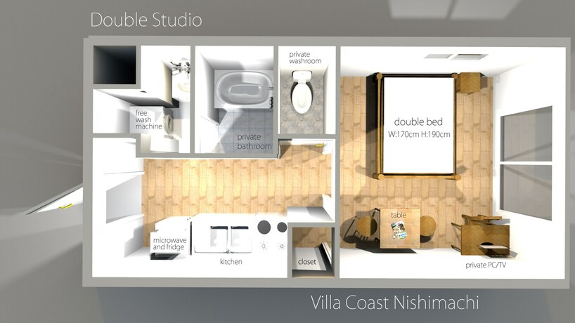 Imagen de la habitación del Hotel Villa Coast Nishimachi Guesthouse In Okinawa. Foto 4